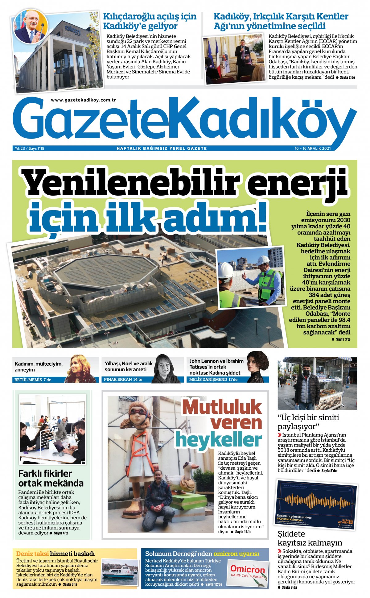 Gazete Kadıköy - 1118. SAYI